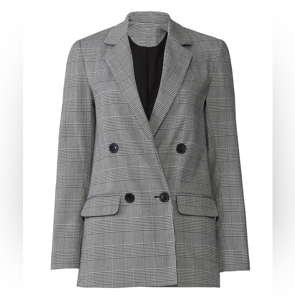 NICHOLAS Grey Check Suiting Blazer